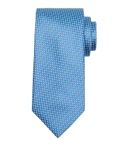 Brioni Men's Geometric-Woven Jacquard Silk Tie | Thumbnail 1