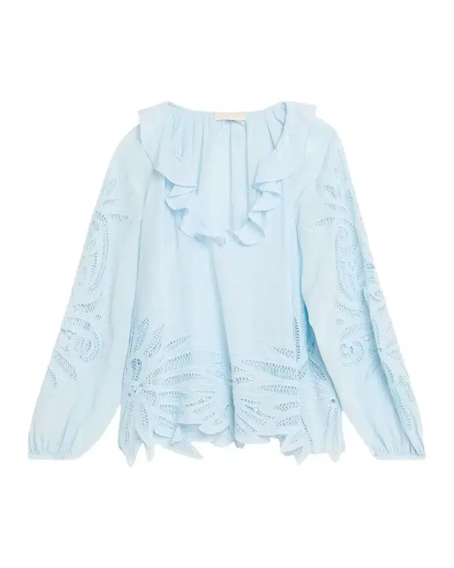 Ulla Johnson Adonis Embroidered Silk Blouse