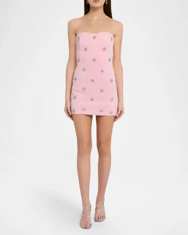 Generation Love Pixie Strapless Crystal-Embellished Mini Dress | Thumbnail 2 Generation Love Pixie Strapless Crystal-Embellished Mini Dress | Thumbnail 2