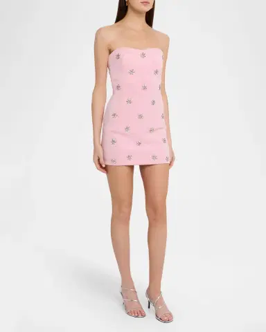 Generation Love Pixie Strapless Crystal-Embellished Mini Dress | Thumbnail 4 Generation Love Pixie Strapless Crystal-Embellished Mini Dress | Thumbnail 4