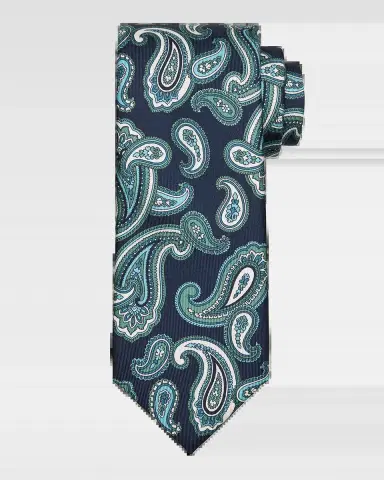 Brioni Men 's Paisley Silk Tie | Thumbnail 2