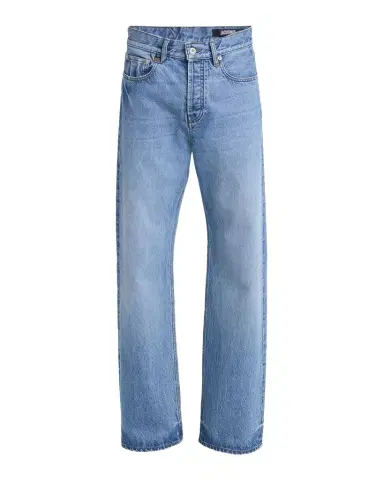 Jacquemus Men's Stonewashed Denim Straight-Leg Jeans | Thumbnail 1 Jacquemus Men's Stonewashed Denim Straight-Leg Jeans | Thumbnail 1