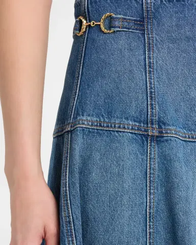 Ulla Johnson Brigette Denim Midi Skirt | Thumbnail 5 Ulla Johnson Brigette Denim Midi Skirt | Thumbnail 5