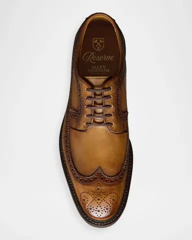 Allen Edmonds Reserve Men's Mason Reserve Brogue Leather Wingtip Derby Shoes | Thumbnail 4