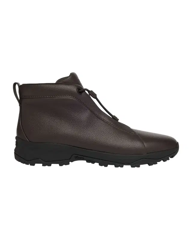 Men's Triple Stitch Vetta Grained Leather Sneaker Boots
