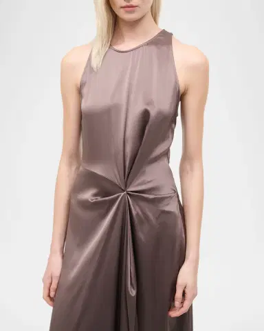 Staud Jaelyn Silk Maxi Dress | Thumbnail 4 Staud Jaelyn Silk Maxi Dress | Thumbnail 4