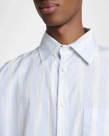 Jacquemus Men's Candy Stripe Relaxed Cotton Button-Down Shirt | Thumbnail 5 Jacquemus Men's Candy Stripe Relaxed Cotton Button-Down Shirt | Thumbnail 5