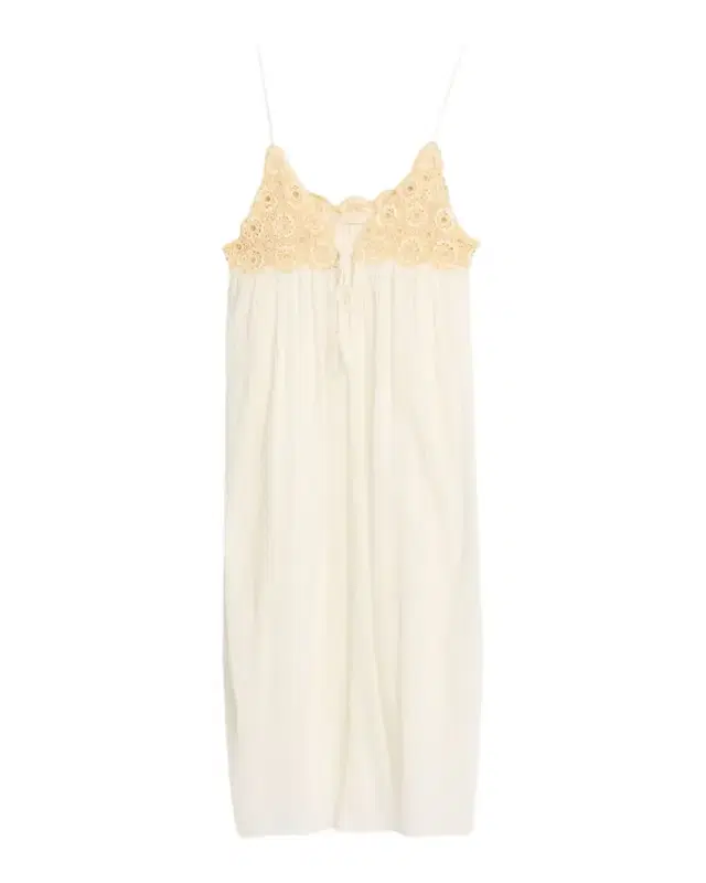Zadie Crochet-Trim Gauze Midi Dress Coverup