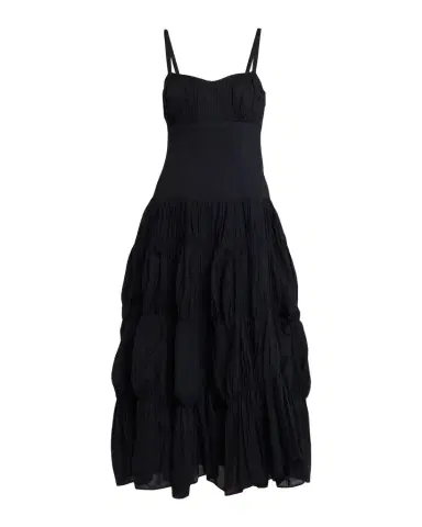 Ulla Johnson Emmalina Tiered Cotton Midi Dress | Thumbnail 1 Ulla Johnson Emmalina Tiered Cotton Midi Dress | Thumbnail 1