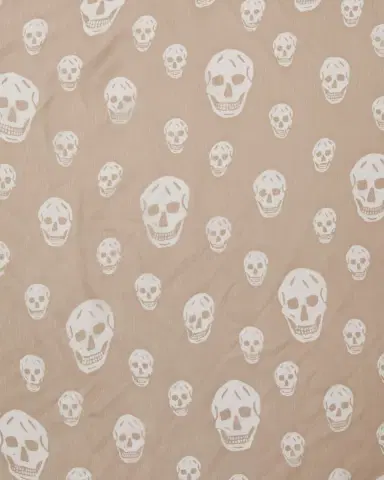 Alexander McQueen Classic Skull Wool Scarf | Thumbnail 4