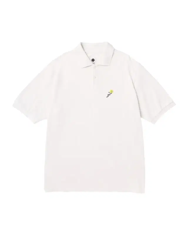 vowels Men 's Cotton Pique Floral Embroidered Polo Shirt
