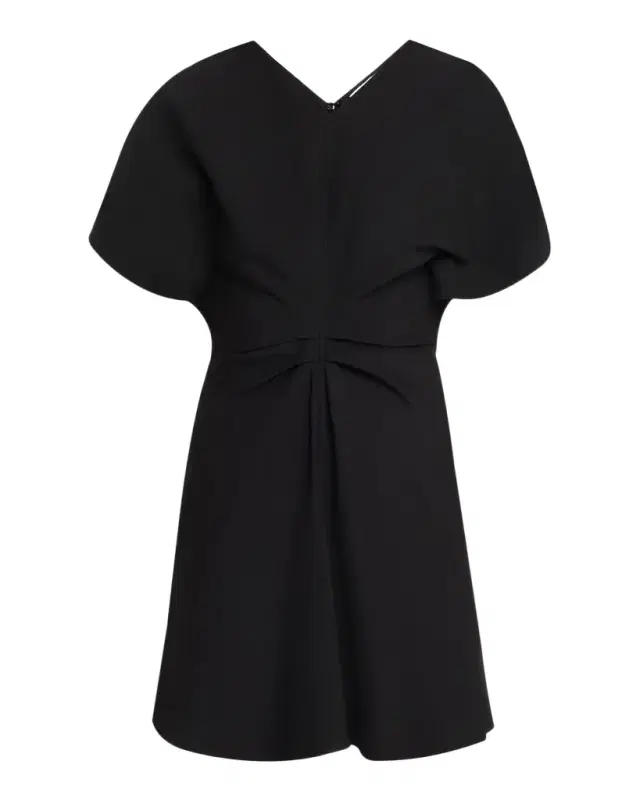 A.L.C. Leni Short-Sleeve Linen-Blend Mini Dress