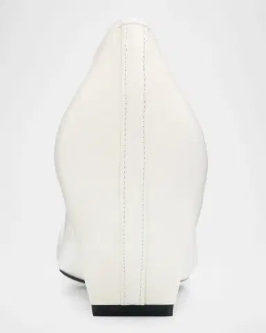 Maison Margiela Court Shoe Leather Wedge Pumps | Thumbnail 5 Maison Margiela Court Shoe Leather Wedge Pumps | Thumbnail 5