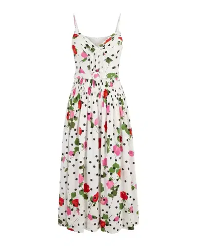 NICHOLAS Mireille Pintuck Floral-Print Maxi Dress | Thumbnail 1 NICHOLAS Mireille Pintuck Floral-Print Maxi Dress | Thumbnail 1
