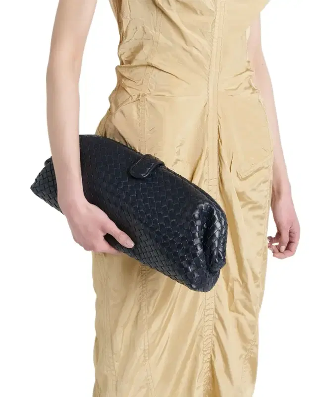 Bottega Veneta Lauren 1979 Leather Clutch Bag