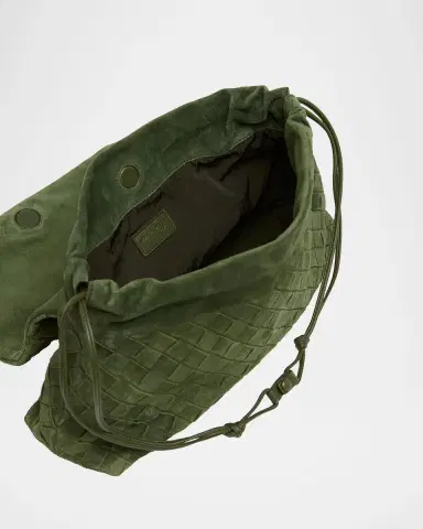 Bottega Veneta Giorno Suede Drawstring Shoulder Bag | Thumbnail 4 Bottega Veneta Giorno Suede Drawstring Shoulder Bag | Thumbnail 4
