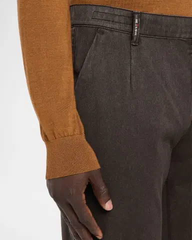 Sartorio Men 's Washed-Effect Wool Four-Pocket Pants | Thumbnail 5