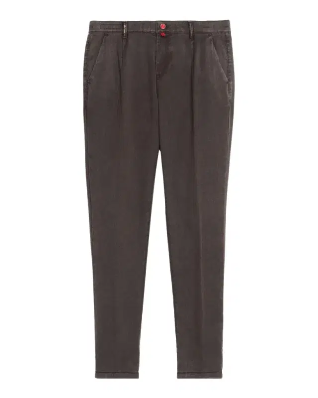 Sartorio Men 's Washed-Effect Wool Four-Pocket Pants