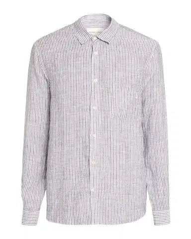 Frescobol Carioca Men's Telles Linen Stripe Button-Down Shirt | Thumbnail 1 Frescobol Carioca Men's Telles Linen Stripe Button-Down Shirt | Thumbnail 1