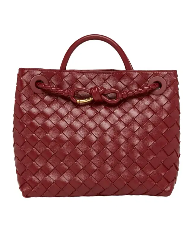 Bottega Veneta Andiamo Small Leather Tote Bag
