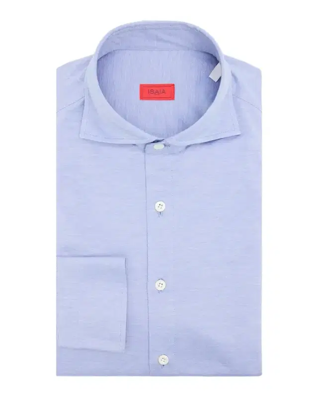 Isaia Cotton Jersey Shirt