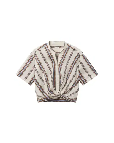 A.L.C. Leonore Gathered Linen Top | Thumbnail 1 A.L.C. Leonore Gathered Linen Top | Thumbnail 1