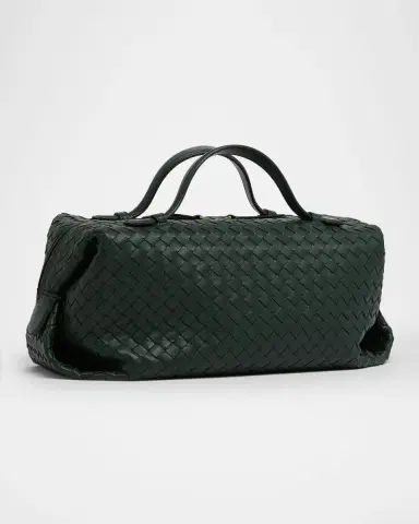 Bottega Veneta Gioco Leather Top-Handle Bag | Thumbnail 3