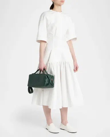 Bottega Veneta Gioco Leather Top-Handle Bag | Thumbnail 5