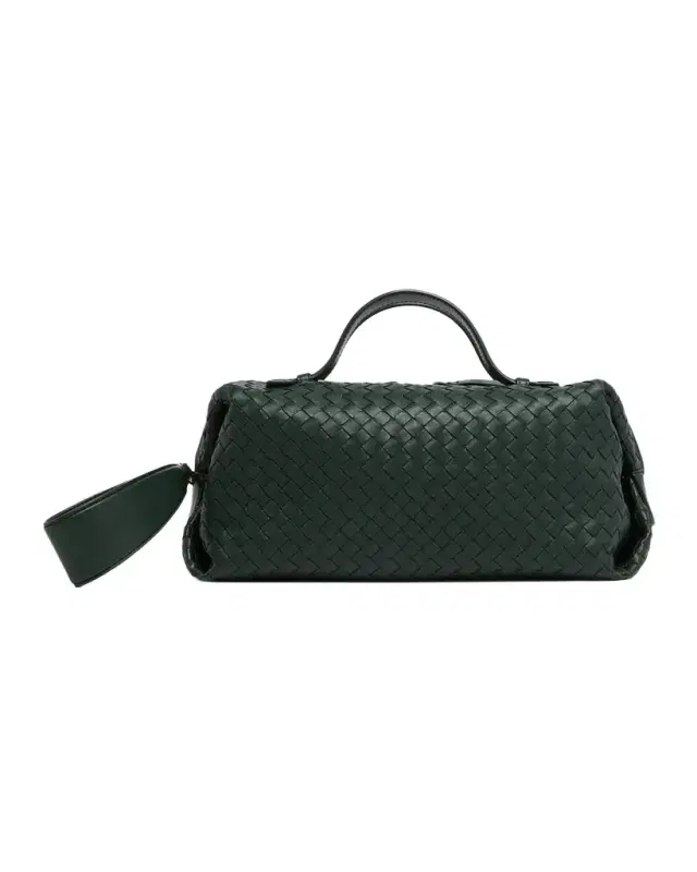 Bottega Veneta Gioco Leather Top-Handle Bag