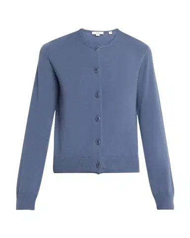 Vince Scallop-Trim Cardigan | Thumbnail 1 Vince Scallop-Trim Cardigan | Thumbnail 1