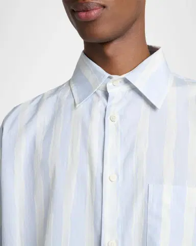 Jacquemus Men's Candy Stripe Relaxed Cotton Button-Down Shirt | Thumbnail 5 Jacquemus Men's Candy Stripe Relaxed Cotton Button-Down Shirt | Thumbnail 5