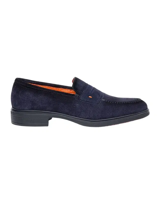 Santoni Men 's Easy Suede Loafers