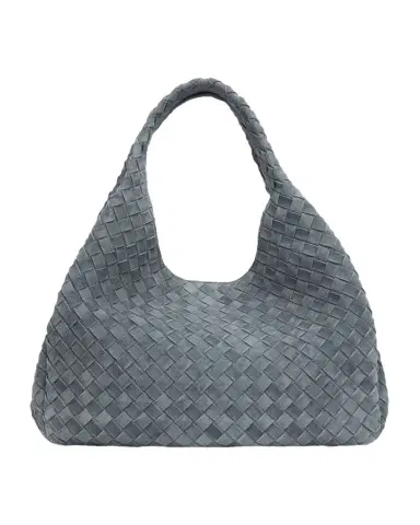 Bottega Veneta Campana Large Suede Shoulder Bag | Thumbnail 1 Bottega Veneta Campana Large Suede Shoulder Bag | Thumbnail 1