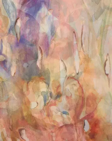 Alexander McQueen Painted Flora Silk Scarf | Thumbnail 4