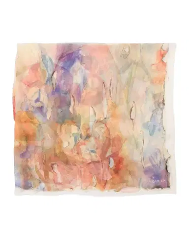 Alexander McQueen Painted Flora Silk Scarf | Thumbnail 1