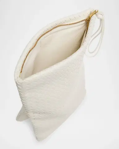 Bottega Veneta Folded Nappa Leather Clutch Bag | Thumbnail 3 Bottega Veneta Folded Nappa Leather Clutch Bag | Thumbnail 3