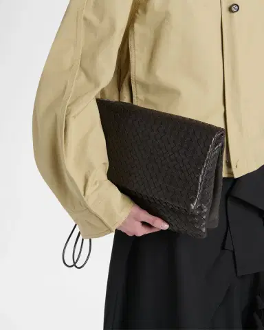 Bottega Veneta Folded Nappa Leather Clutch Bag | Thumbnail 6 Bottega Veneta Folded Nappa Leather Clutch Bag | Thumbnail 6