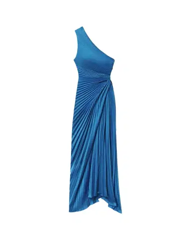 A.L.C. Lara Pleated Satin Gown | Thumbnail 1