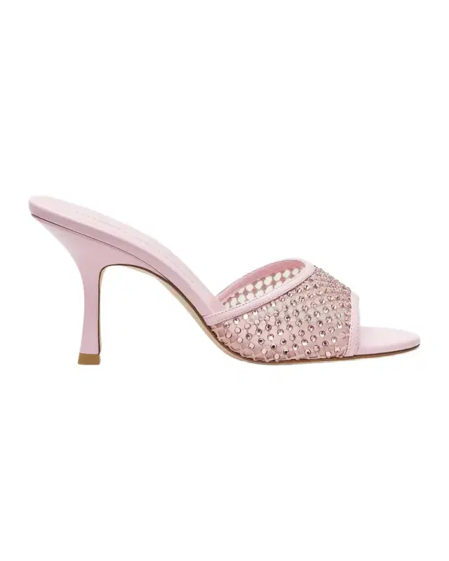 85mm Bareitall Mesh and Leather Sandals