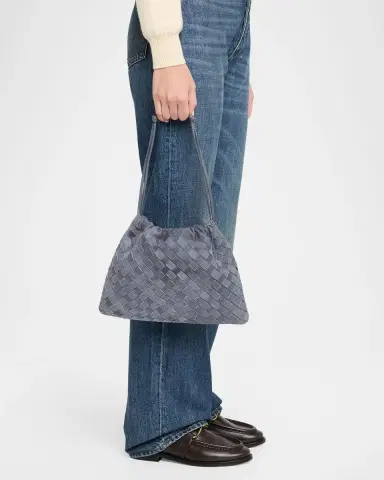 Bottega Veneta Medium Drawstring Suede Dustbag | Thumbnail 2 Bottega Veneta Medium Drawstring Suede Dustbag | Thumbnail 2