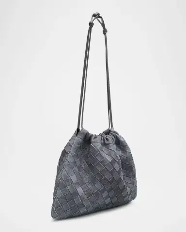 Bottega Veneta Medium Drawstring Suede Dustbag | Thumbnail 3 Bottega Veneta Medium Drawstring Suede Dustbag | Thumbnail 3