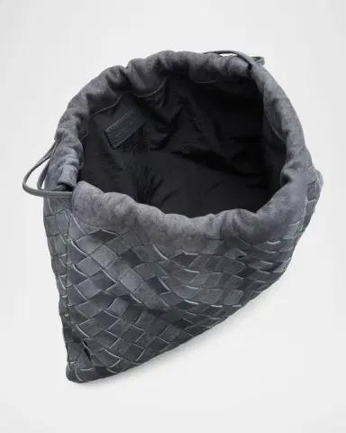 Bottega Veneta Medium Drawstring Suede Dustbag | Thumbnail 4 Bottega Veneta Medium Drawstring Suede Dustbag | Thumbnail 4