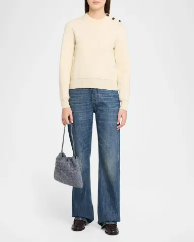 Bottega Veneta Medium Drawstring Suede Dustbag | Thumbnail 5 Bottega Veneta Medium Drawstring Suede Dustbag | Thumbnail 5