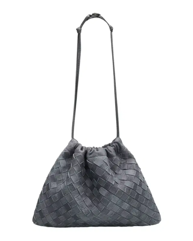 Bottega Veneta Medium Drawstring Suede Dustbag