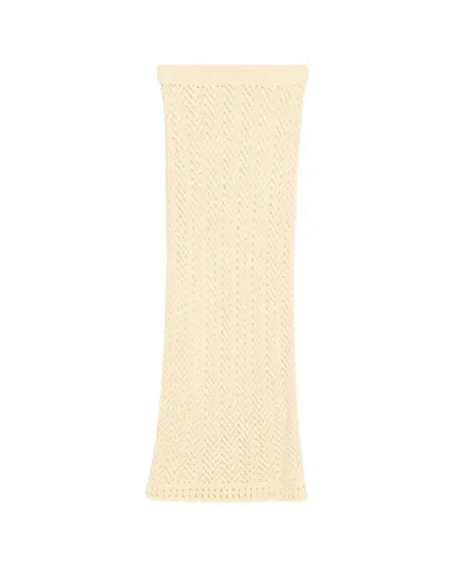 A.L.C. Siesta Open-Knit Maxi Skirt