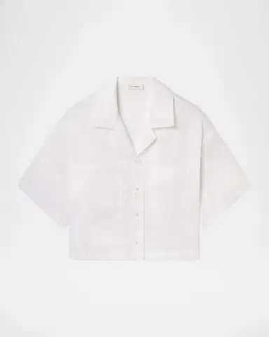 FRAME The Linen Pocket Top | Thumbnail 1