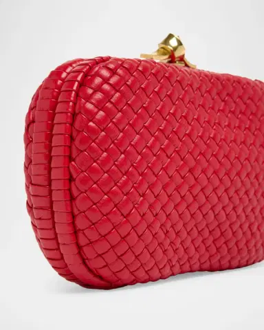 Bottega Veneta Padded Leather Sculptural Knot Clutch Bag | Thumbnail 10