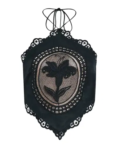 Retrofête Summer Embroidered Halter Top | Thumbnail 1 Retrofête Summer Embroidered Halter Top | Thumbnail 1