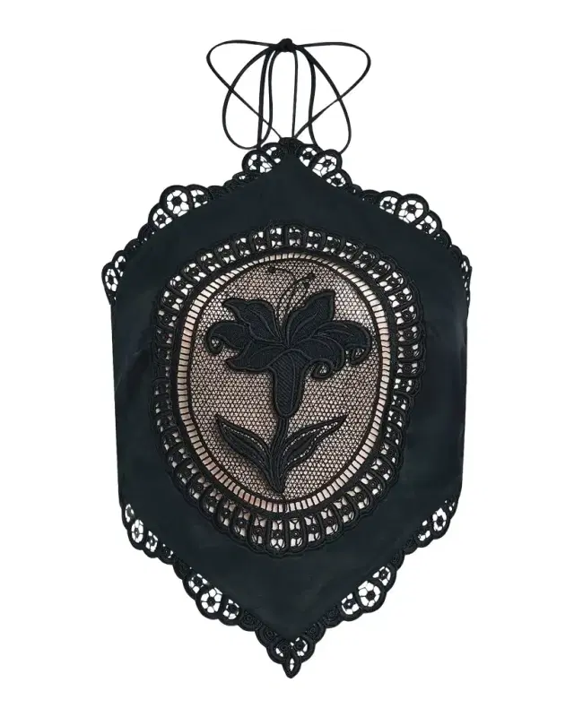 Summer Embroidered Halter Top