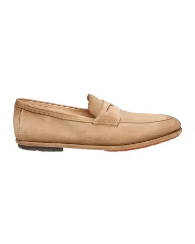 Santoni Men's Carlo Burnished Suede Driving Shoes | Thumbnail 1 Santoni Men's Carlo Burnished Suede Driving Shoes | Thumbnail 1